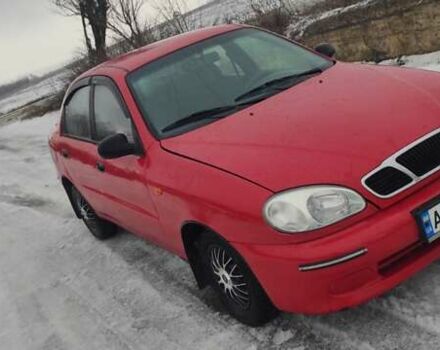 Красный Дэу Ланос, объемом двигателя 1.5 л и пробегом 290 тыс. км за 1650 $, фото 1 на Automoto.ua