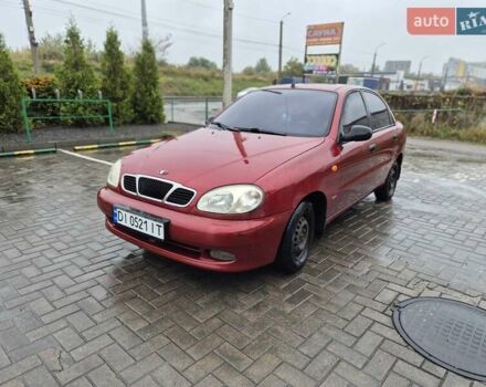 Красный Дэу Ланос, объемом двигателя 1.5 л и пробегом 183 тыс. км за 2700 $, фото 1 на Automoto.ua