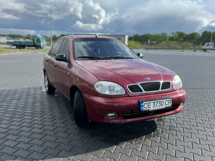 Деу Ланос 2006 у Чернівцях на Automoto.ua Червоний Деу Ланос, об'ємом двигуна 1.5 л та пробігом 216 тис. км за 1600 $, фото 1 на Automoto.ua