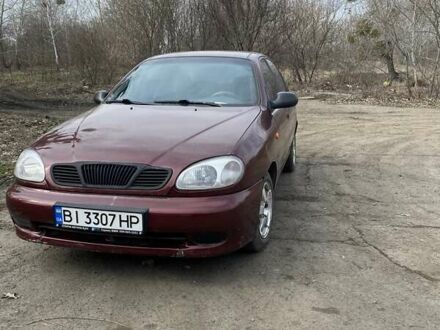 Дэу Ланос 2006 в Полтаве на Automoto.ua Красный Дэу Ланос, объемом двигателя 1.5 л и пробегом 238 тыс. км за 1800 $, фото 1 на Automoto.ua