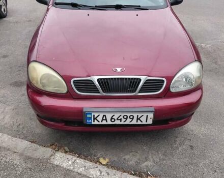Красный Дэу Ланос, объемом двигателя 1.5 л и пробегом 309 тыс. км за 2200 $, фото 1 на Automoto.ua