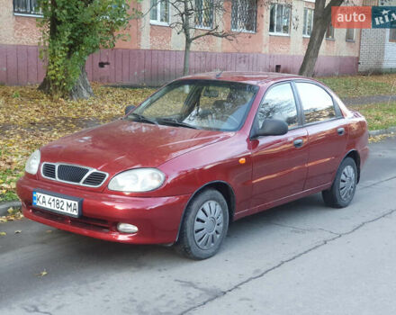 Красный Дэу Ланос, объемом двигателя 1.5 л и пробегом 270 тыс. км за 2450 $, фото 1 на Automoto.ua