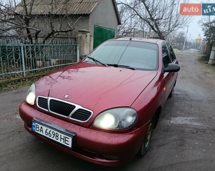 Красный Дэу Ланос, объемом двигателя 1.3 л и пробегом 270 тыс. км за 1500 $, фото 1 на Automoto.ua