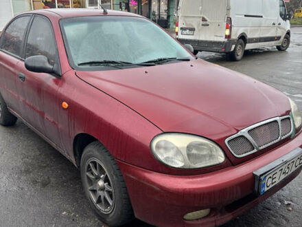 Красный Дэу Ланос, объемом двигателя 1.3 л и пробегом 283 тыс. км за 1500 $, фото 1 на Automoto.ua