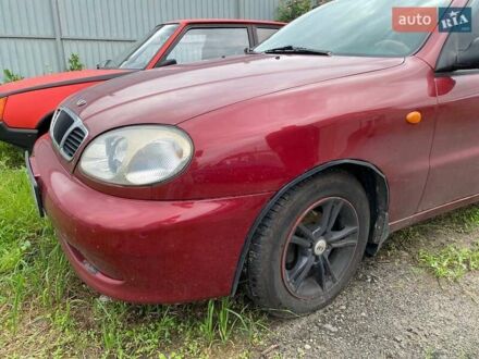 Дэу Ланос 2006 в Киеве на Automoto.ua Красный Дэу Ланос, объемом двигателя 1.5 л и пробегом 130 тыс. км за 1000 $, фото 1 на Automoto.ua