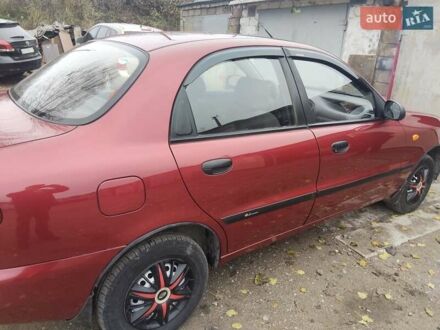 Красный Дэу Ланос, объемом двигателя 1.5 л и пробегом 152 тыс. км за 3150 $, фото 1 на Automoto.ua