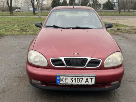 Красный Дэу Ланос, объемом двигателя 1.5 л и пробегом 250 тыс. км за 1450 $, фото 1 на Automoto.ua