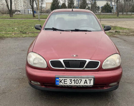 Красный Дэу Ланос, объемом двигателя 1.5 л и пробегом 250 тыс. км за 1450 $, фото 1 на Automoto.ua
