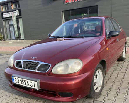 Красный Дэу Ланос, объемом двигателя 1.5 л и пробегом 367 тыс. км за 2300 $, фото 1 на Automoto.ua