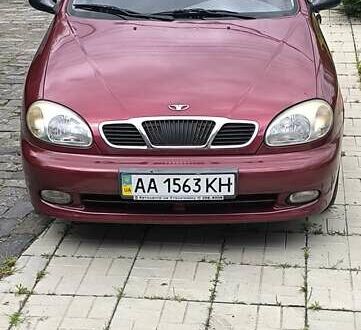 Красный Дэу Ланос, объемом двигателя 1.5 л и пробегом 128 тыс. км за 3550 $, фото 1 на Automoto.ua