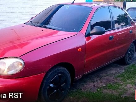 Красный Дэу Ланос, объемом двигателя 1.5 л и пробегом 0 тыс. км за 1000 $, фото 1 на Automoto.ua