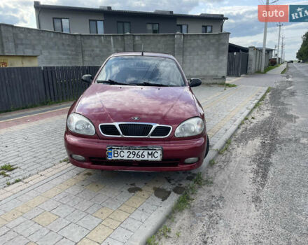 Красный Дэу Ланос, объемом двигателя 1.5 л и пробегом 250 тыс. км за 1250 $, фото 1 на Automoto.ua