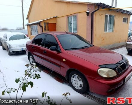 Красный Дэу Ланос, объемом двигателя 1.5 л и пробегом 288 тыс. км за 1850 $, фото 1 на Automoto.ua
