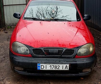 Красный Дэу Ланос, объемом двигателя 1.5 л и пробегом 0 тыс. км за 1300 $, фото 1 на Automoto.ua