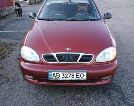 Красный Дэу Ланос, объемом двигателя 1.5 л и пробегом 157 тыс. км за 2750 $, фото 1 на Automoto.ua