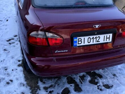 Дэу Ланос 2007 в Полтаве на Automoto.ua Красный Дэу Ланос, объемом двигателя 1.5 л и пробегом 240 тыс. км за 2200 $, фото 1 на Automoto.ua