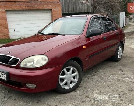 Червоний Деу Ланос, об'ємом двигуна 1.6 л та пробігом 223 тис. км за 3600 $, фото 1 на Automoto.ua