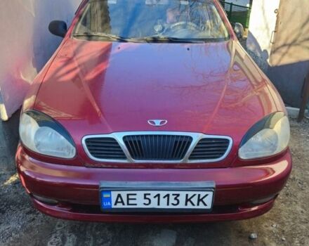 Красный Дэу Ланос, объемом двигателя 1.6 л и пробегом 206 тыс. км за 3500 $, фото 1 на Automoto.ua