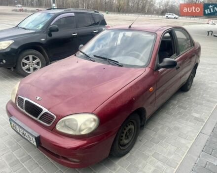Красный Дэу Ланос, объемом двигателя 1.5 л и пробегом 180 тыс. км за 1999 $, фото 1 на Automoto.ua