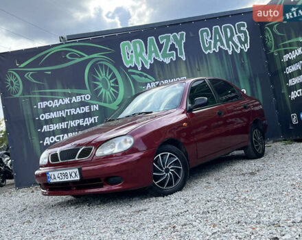 Красный Дэу Ланос, объемом двигателя 1.6 л и пробегом 495 тыс. км за 2600 $, фото 1 на Automoto.ua