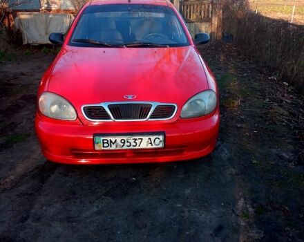 Красный Дэу Ланос, объемом двигателя 1.6 л и пробегом 507 тыс. км за 1300 $, фото 1 на Automoto.ua