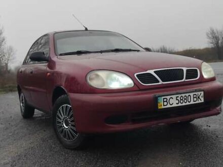 Красный Дэу Ланос, объемом двигателя 1.5 л и пробегом 270 тыс. км за 2200 $, фото 1 на Automoto.ua