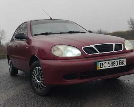 Красный Дэу Ланос, объемом двигателя 1.5 л и пробегом 270 тыс. км за 2200 $, фото 1 на Automoto.ua