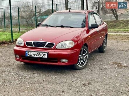 Красный Дэу Ланос, объемом двигателя 1.4 л и пробегом 103 тыс. км за 2700 $, фото 1 на Automoto.ua