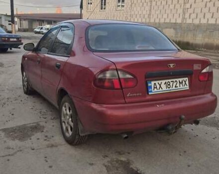 Красный Дэу Ланос, объемом двигателя 1.6 л и пробегом 89 тыс. км за 1950 $, фото 1 на Automoto.ua