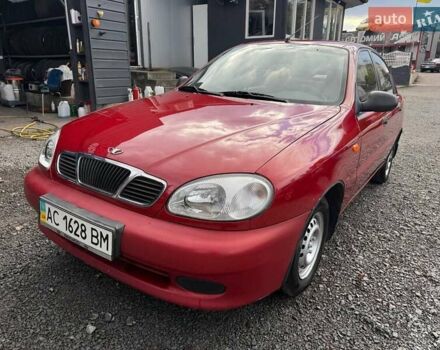 Красный Дэу Ланос, объемом двигателя 1.5 л и пробегом 135 тыс. км за 2300 $, фото 1 на Automoto.ua