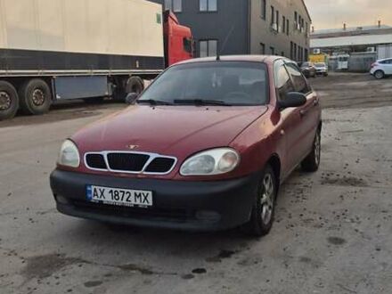 Красный Дэу Ланос, объемом двигателя 1.6 л и пробегом 89 тыс. км за 2450 $, фото 1 на Automoto.ua