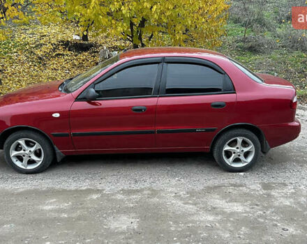 Красный Дэу Ланос, объемом двигателя 1.5 л и пробегом 183 тыс. км за 3000 $, фото 1 на Automoto.ua