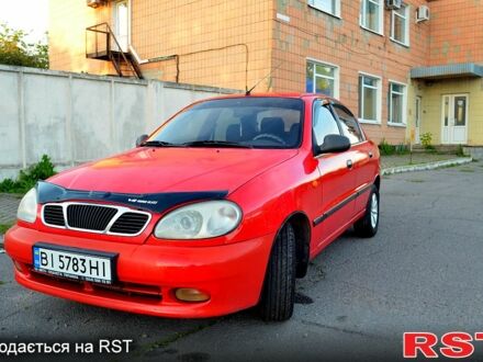Дэу Ланос 2008 в Полтаве на Automoto.ua Красный Дэу Ланос, объемом двигателя 1.5 л и пробегом 228 тыс. км за 2500 $, фото 1 на Automoto.ua