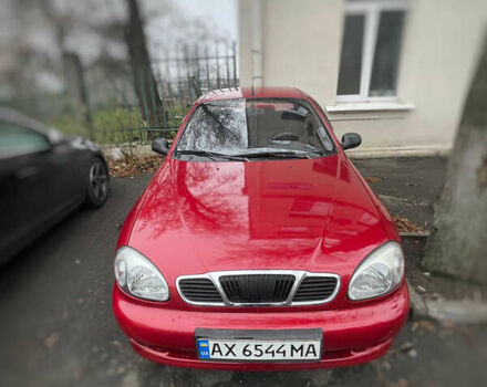 Красный Дэу Ланос, объемом двигателя 1.4 л и пробегом 201 тыс. км за 3200 $, фото 1 на Automoto.ua