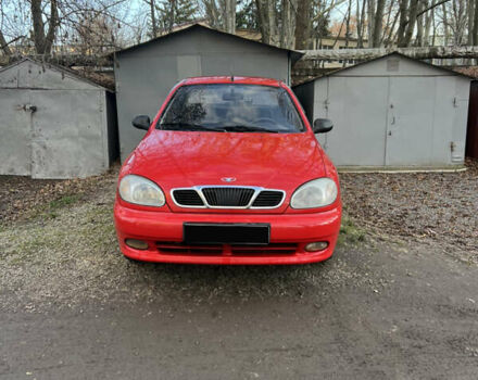 Красный Дэу Ланос, объемом двигателя 1.5 л и пробегом 178 тыс. км за 2350 $, фото 1 на Automoto.ua