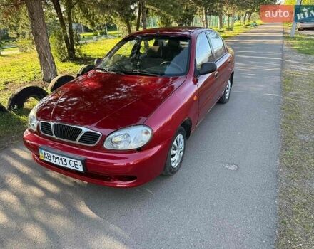 Красный Дэу Ланос, объемом двигателя 1.5 л и пробегом 170 тыс. км за 1900 $, фото 1 на Automoto.ua