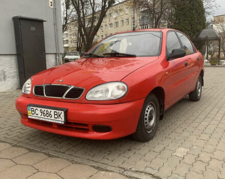 Красный Дэу Ланос, объемом двигателя 1.4 л и пробегом 73 тыс. км за 1750 $, фото 1 на Automoto.ua