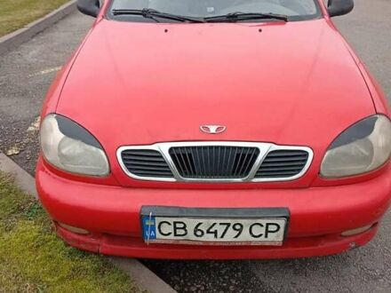 Красный Дэу Ланос, объемом двигателя 1.5 л и пробегом 180 тыс. км за 700 $, фото 1 на Automoto.ua