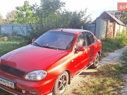 Дэу Ланос 2008 в Житомире на Automoto.ua Красный Дэу Ланос, объемом двигателя 1.6 л и пробегом 305 тыс. км за 2000 $, фото 1 на Automoto.ua