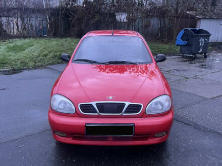 Красный Дэу Ланос, объемом двигателя 1.5 л и пробегом 175 тыс. км за 2500 $, фото 1 на Automoto.ua