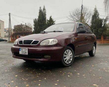 Красный Дэу Ланос, объемом двигателя 1.5 л и пробегом 297 тыс. км за 1900 $, фото 1 на Automoto.ua