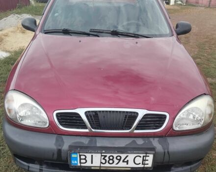 Красный Дэу Ланос, объемом двигателя 1.5 л и пробегом 175 тыс. км за 1850 $, фото 1 на Automoto.ua