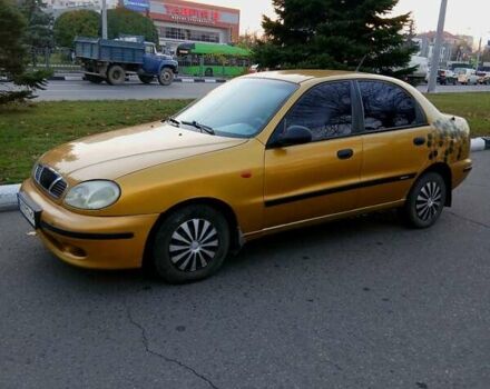 Дэу Ланос 2002 в Харькове на Automoto.ua Желтый Дэу Ланос, объемом двигателя 1.5 л и пробегом 190 тыс. км за 1800 $, фото 5 на Automoto.ua