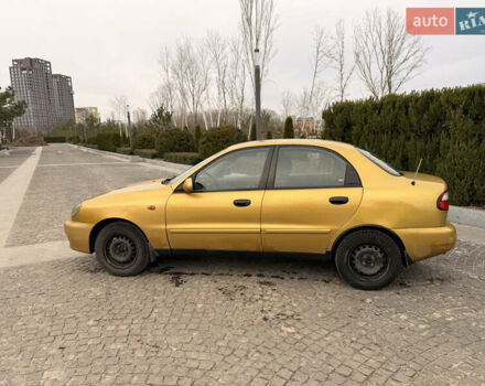 Желтый Дэу Ланос, объемом двигателя 1.5 л и пробегом 167 тыс. км за 2300 $, фото 7 на Automoto.ua