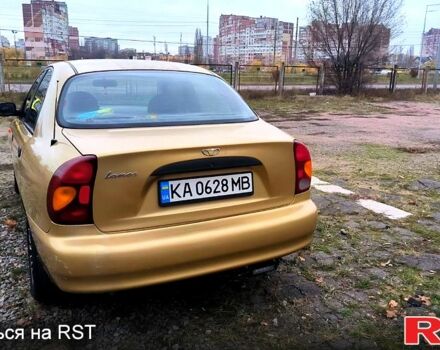 Желтый Дэу Ланос, объемом двигателя 1.6 л и пробегом 271 тыс. км за 2650 $, фото 7 на Automoto.ua