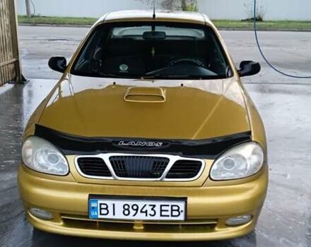 Жовтий Деу Ланос, об'ємом двигуна 1.5 л та пробігом 200 тис. км за 3200 $, фото 1 на Automoto.ua