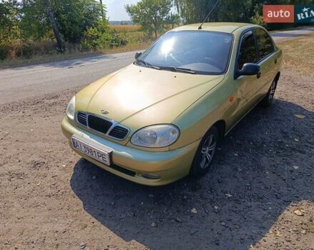 Желтый Дэу Ланос, объемом двигателя 1.5 л и пробегом 186 тыс. км за 1850 $, фото 7 на Automoto.ua