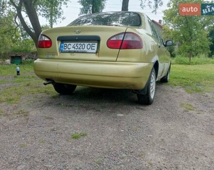Желтый Дэу Ланос, объемом двигателя 1.5 л и пробегом 215 тыс. км за 1100 $, фото 7 на Automoto.ua