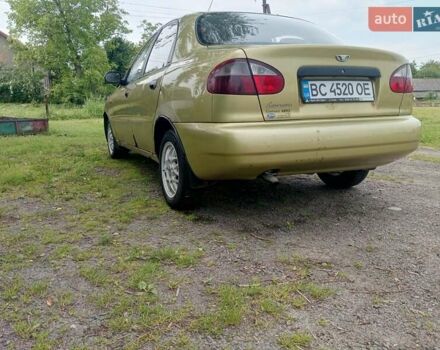 Желтый Дэу Ланос, объемом двигателя 1.5 л и пробегом 215 тыс. км за 1100 $, фото 8 на Automoto.ua