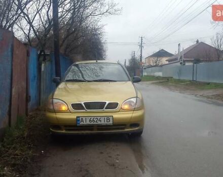 Желтый Дэу Ланос, объемом двигателя 1.5 л и пробегом 100 тыс. км за 1564 $, фото 1 на Automoto.ua